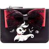 PocketGear TNBC Nightmare Before Jack Cane Fantasma Zero Christmas Borsa/Portamonete Tasca per Monete con Cerniera & Porta Carte, Nero