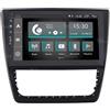 Jf Sound car audio system Autoradio Custom Fit per Skoda Yeti 2014 con clima manuale Android GPS Bluetooth WiFi Dab USB Full HD Touchscreen Display 10