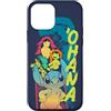 Disney Custodia per iPhone 12 mini Disney Lilo & Stitch Beach Vibes con Nani & Scrump 'Ohana