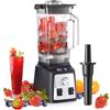 Enfmay Frullatore Smoothie, Frullatore Professionale 2000W con Controllo Velocità, Funzione Pulse, 2L Grande Capacità, Senza BPA, 8 Lame Acciaio Inox, Frullatore Elettrico per Frutta/Frullati/Frappè