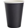 Inoverse 50 bicchieri di carta usa e getta Coffee to Go - 200 ml, colore nero, tazza da caffè da go, bicchieri da caffè da 8 oz per tè, bicchieri usa e getta, bicchieri di carta, tazze da caffè da go