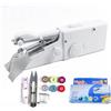 Spldsun Mini Macchina da Cucire per Principianti, Macchina da Cucire Manuale con filo Inferiore, Macchina da Cucire a Mano Monofilo con ago e Filo, Ottimo per il Cucito Quotidiano