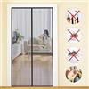 MYCARBON Zanzariera Magnetica 95x210cm Zanzariera Porta Finestra, Nero