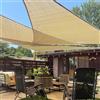 LOVE STORY 30,5 x 30,5 x 30,5 m triangolo sabbia parasole vela baldacchino blocco UV tenda per patio esterno giardino cortile