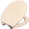 Cornat Ligna Plus - Sedile WC in vero legno di pino, piacevole sensazione di seduta, elegante effetto legno adatto a qualsiasi bagno, sedile toilette, copriwater, KSLIGKSC
