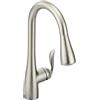 Moen 7594SRS Arbor One-Handle High Arc Pulldown Kitchen Faucet Featuring Reflex, Spot Resist Stainless by Moen Incorporated