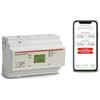 VEMER VE799300 ENERGY-400 D100 - Contatore Energia Elettrica WiFi per Sistemi Trifase, Misuratore Consumo Elettrico con APP, Installazione su Barra DIN, Bianco