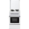 De Longhi Cucina Elettrica 4 Fuochi Forno elettrico 50x55 cm Classe A colore Bianco - DL554EWP2