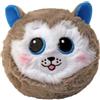 TY Beanie Bouncers - Slush il Lupetto con gli Occhioni Azzurri, Teneri Animaletti Rimbalzanti tutti da collezionare, T83063