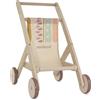 Miniland Dolls Carrello per bambole. Realizzato in legno proveniente da foreste sostenibili (FSC).