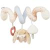 Sterntaler Spirale giocattolo coniglietto Hanni - Giocattolo Activity per il fissaggio a ovetto, passeggino o box - giocattolo morbido con sonaglio e anello di presa a forma di cuore in silicone, rosa
