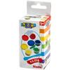 Simba Art And Fun - Set di 4 lattine da 25 g, con spatola, Colore: Rosso, Blu, Verde, Giallo, a Partire dai 3 Anni in su