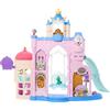 Mattel Disney Princess Palazzo dei cuccioli da oltre 60 cm | 7 aree gioco, 3 animali, mobili e 17 accessori, palazzo dei cuccioli ispirato ai film Disney, JBF96