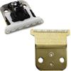 ZEROKIWI Set di lame di ricambio professionali a forma di T # 32105, compatibile con Andis Slimline Pro Li Hair Trimmer D7#32655 D8#32400 (oro)