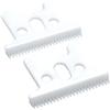 ZEROKIWI Set di lame di ricambio professionali a forma di T # 32105, compatibile con Andis Slimline Pro Li Hair Trimmer D7#32655 D8#32400 (bianco)