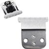 ZEROKIWI Set di lame di ricambio professionali a forma di T # 32105, compatibile con Andis Slimline Pro Li Hair Trimmer D7#32655 D8#32400 (argento)