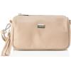 OCY, Borsa a mano in pelle Donna, beige