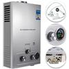 SHENGJINSH Scaldabagno a Gas GPL 18L, Scaldacqua a Gas GPL, Scaldacqua istantaneo, con Modalità Inverno ed Estate, Uscita Dell'acqua Calda 18 L/min (4.3 GPM), Caldaia a Gas da 36KW a Parete senza Serbatoio (18L)