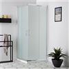 Kiamami Valentina Cabina doccia 90x90 cm apertura scorrevole e vetro satinato | Giada