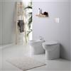 Kiamami Valentina Sanitari a Terra Coppia WC e Bidet in Ceramica | Patascoss