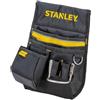 Stanley Marsupio da cintura (33,2 x 23,5 x 7,5 cm, nylon 600 denari, con 2 tasche per unghie, 1 supporto per martello e 1 tasca per metro a nastro, scomparti facilmente accessibili) 1-96-181