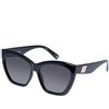 Le Specs VAMOS - Occhiali da sole da donna CAT-EYE a forma di montatura con alta protezione UV, Smoke Grad/Black, Taglia unica