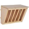 Kerbl Pet Portafieno con seduta 25x17x20 cm, per animali di piccola taglia, conigli, lepri, criceti, naturale, con ganci di fissaggio