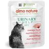 Almo Nature HFC Urinary Help - Cibo Umido per Gatti - Supporto Vie Urinarie - Filetto di Pollo e Mirtilli Rossi - Human Grade, Monoproteico, Gluten Free - 24x50g