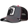 Goorin Bros. The Farm Reflective Collection - Berretto da Camionista Regolabile, Unisex, Taglia Unica, Nero, Taglia Unica