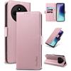 Yunubeyii Cover Libro per Xiaomi Redmi 14C/Poco C75 - [Blocco RFID] Luxury PU Leather Portafoglio Card Holder Magnetic Phone Custodia con Kickstand, Cover Protettiva Antiurto, Rosa