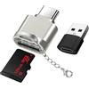 Kmuqshy Lettore di Schede Micro SD USB C, Adattatore Schede Memoria Tipo C, Supporto Dati e Ricarica Simultanei, Compatibile con MacBook, Samsung Galaxy, iPhone, Tablet, PC, PS5, Supporta TF/MicroSD
