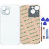 Peixiong Sostituzione del coperchio del vetro posteriore 15 per iPhone 15 Sostituzione del vetro posteriore posteriore da 6,1 '' con kit di strumenti di riparazione (Blu)