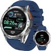 MEGALITH Smartwatch Uomo Chiamate Fitness: Bluetooth Sport Tracker Contapassi Orologio - Impermeabile IP67 Compatibile Android iOS