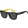 HAVAIANAS Paraty/M Occhiali, Black Yellow, 50 Unisex Adulto, Nero Giallo