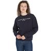 Tommy Hilfiger Donna Felpa Senza Cappuccio, Blu (Desert Sky), XL