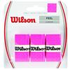 Wilson Pro Overgrip Perforated 3 Pack - White, Green, Pink - Tennis - Badminton - Squash