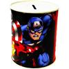 MARVEL Barattolo Salvadanaio Avengers in Latta Metallo non Apribile 11x8 cm Idea Regalo per Grandi e Piccini