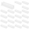 Lyreh 20pz Clip Montaggio Luci a Corda Neon per Govee, Supporti Montaggio Adesivi e Impermeabili Strisce LED Clip Fissaggio per Legno Vetro Marmo Piastrelle