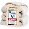 WAVVE Trapunta 135 x 200 cm, Microfibra 300 Gsm, Geometrico, Beige
