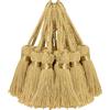 AebDerp 30 mini ciondoli con nappe di seta per fai da te, piccoli accessori da appendere, per segnalibri fai da te, da donna, gioielli, chiavi, catena, tenda personalizzata, regalo di nozze (Champagne)