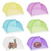 WeddHuis 6 copripolvere, Pop-up, Pieghevole e Riutilizzabile, Campeggio, Picnic, Barbecue, zanzariera per Alimenti, Rete per Insetti, Frutta, Copertura per Alimenti (32x32 cm)