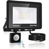 toobettp Faretto LED da Esterno con Sensore di Movimento 30W 3000LM 6000K