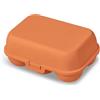 Koziol UOVA TO GO MINI Portauovo per 6 uova, contenitore biocircolare, impilabile, lavabile in lavastoviglie, cucina, casa, campeggio (corallo strong coral)