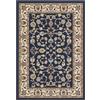 Pierre Tappeti Parure (3 pezzi) di Tappeti persiani orientali, tappeto economico salotto soggiorno, riproduzione motivi classici 2079 blu tris scendiletto (1 pezzo 70x130 + 2 pezzi 55x105)
