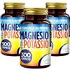 Noebis Pharma Magnesio e Potassio 300 Compresse - Integratore per Combattere Stanchezza, Affaticamento e Adattarsi al Caldo | Magnesio Citrato e Potassio Citrato Alta Assimilabilità e Lunga Durata