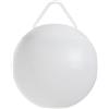 Eglo Sfera a LED da giardino Poggiobello, a batteria, rotonda, con telecomando, dimmerabile, con picchetto e sospensione, in plastica bianca, cambio di colore RGB, IP44, Ø 20 cm