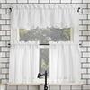 No. 918 N° 918 Mariela - Set di tende da cucina semi-velate con mantovana e ripiani, 147,3 x 61 cm, 3 pezzi, colore: Bianco