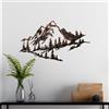 Wallity Hanah Home Accessorio decorativo da parete in metallo dipinto a mano, 70 cm x 40 cm, 100% metallo (1,5 mm), pezzo d'arte unico per la decorazione della casa, leggero ed elegante