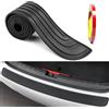 Onlvmyur Protezione Paraurti Posteriore Auto Onlvmyur Protettore del Bagagliaio in Gomma 90cm x 7cm Paracolpi Paraurti Posteriore Accessori per Auto/SUV