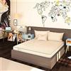 Baldiflex Emporio Materasso Matrimoniale Easy Basic S, H 11 cm in Poliuretano Espanso Waterfoam, Ortopedico, Antiacaro, Misura 160x190 cm